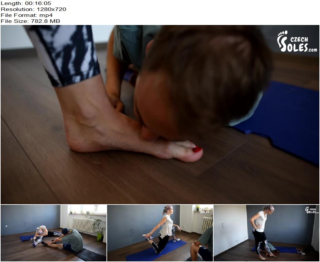 Czech Soles  Beaten by gym instructors feet preview