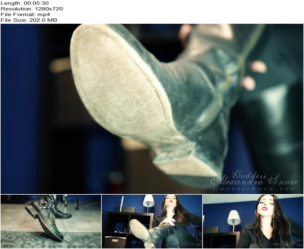 Goddess Alexandra Snow  Filthy Boots preview