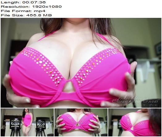 Goddess Alexandra Snow Too Tiny Bikini preview