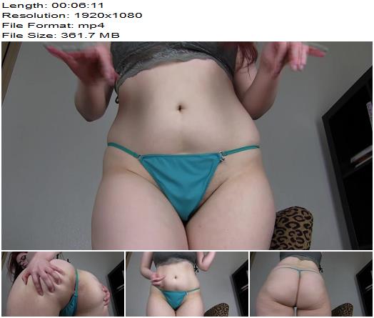 Goddess Canna  Asshole winking in thong preview