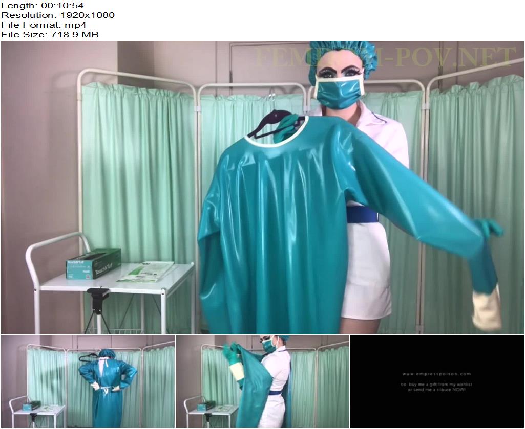 Haus of Poison  Latex Surgeon Gowning  Double Gloving preview
