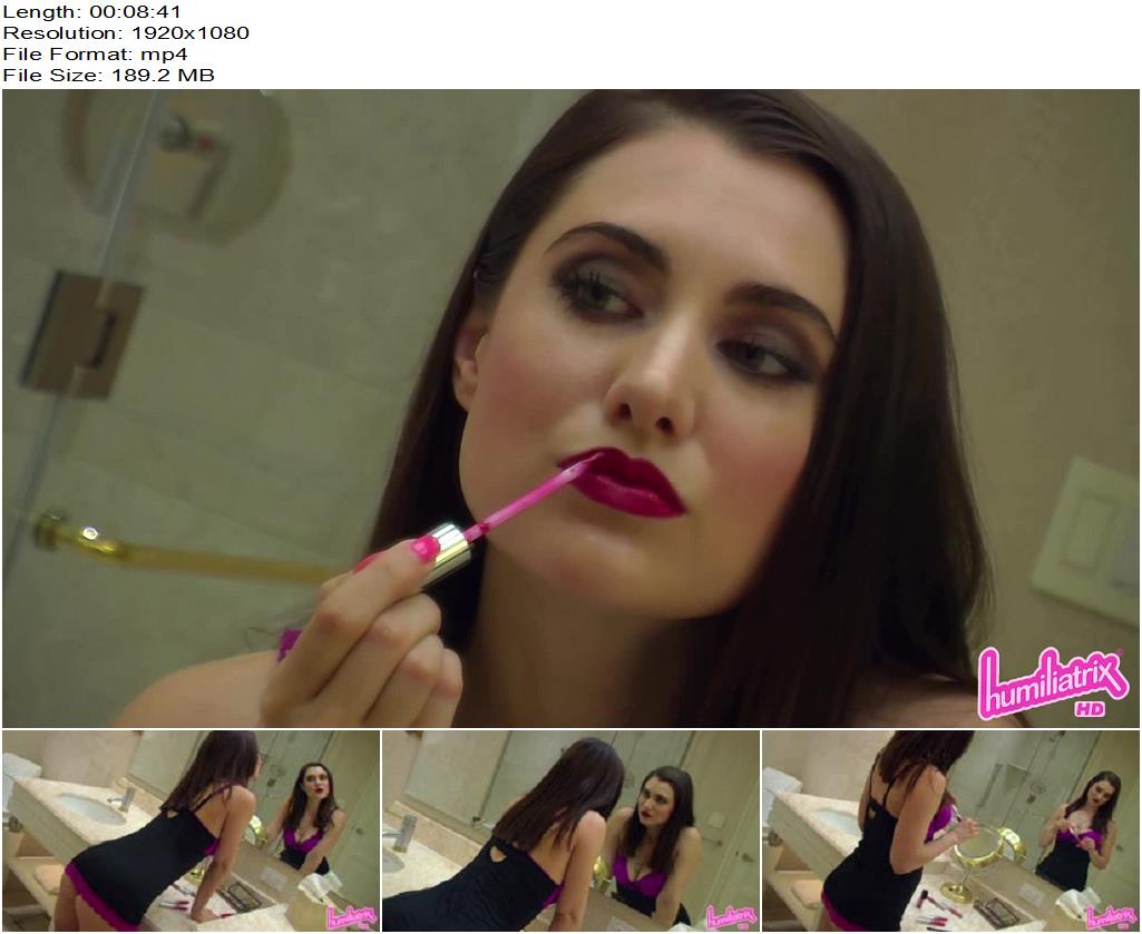 Humiliatrix  Stunning Princess Tessa Paints Her Luscious Lips to Humiliate You preview