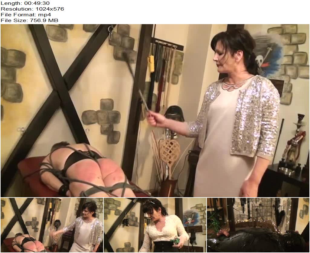 Lady Eviana The Fetishdomina  THE NEW COLORED ASS CRUEL WHIPPING EDUCATION preview