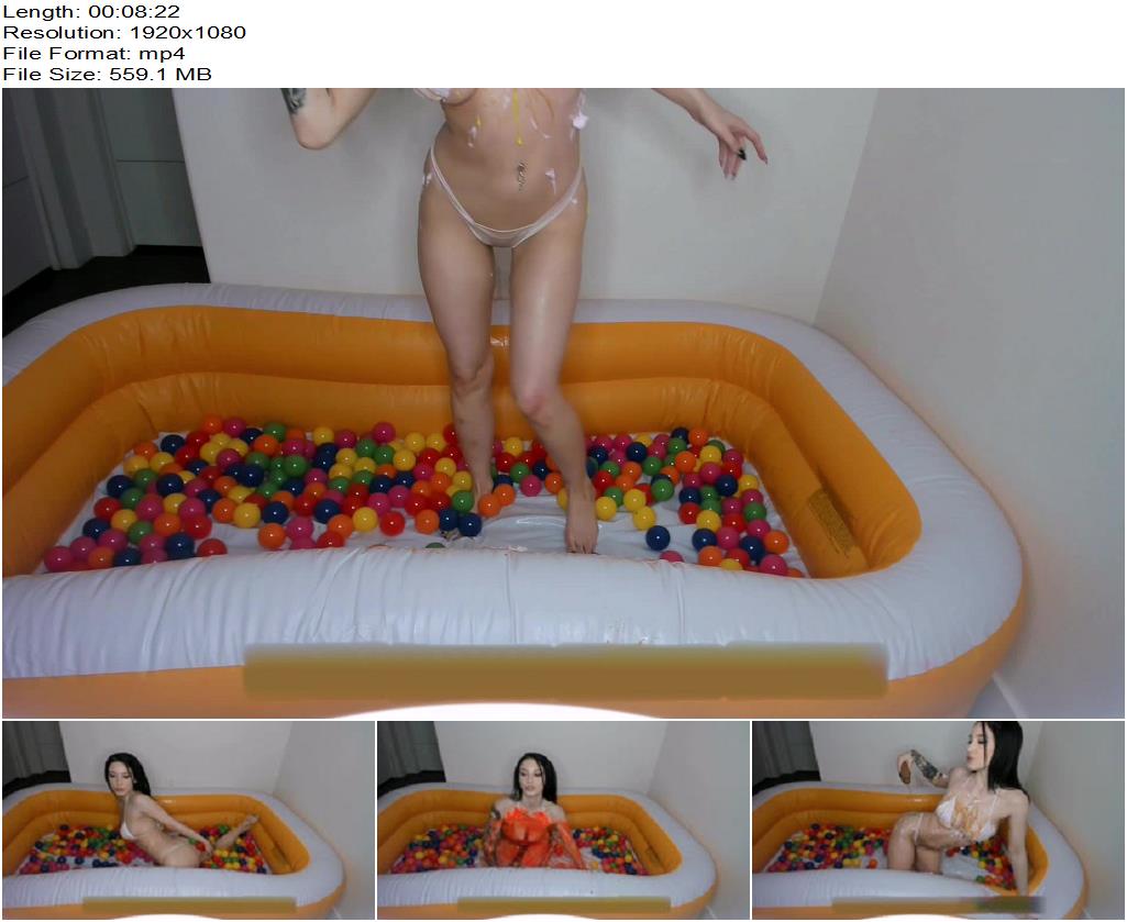 Noelle Easton  Wet Messy Blow Up Pool Ball Pit Fun preview