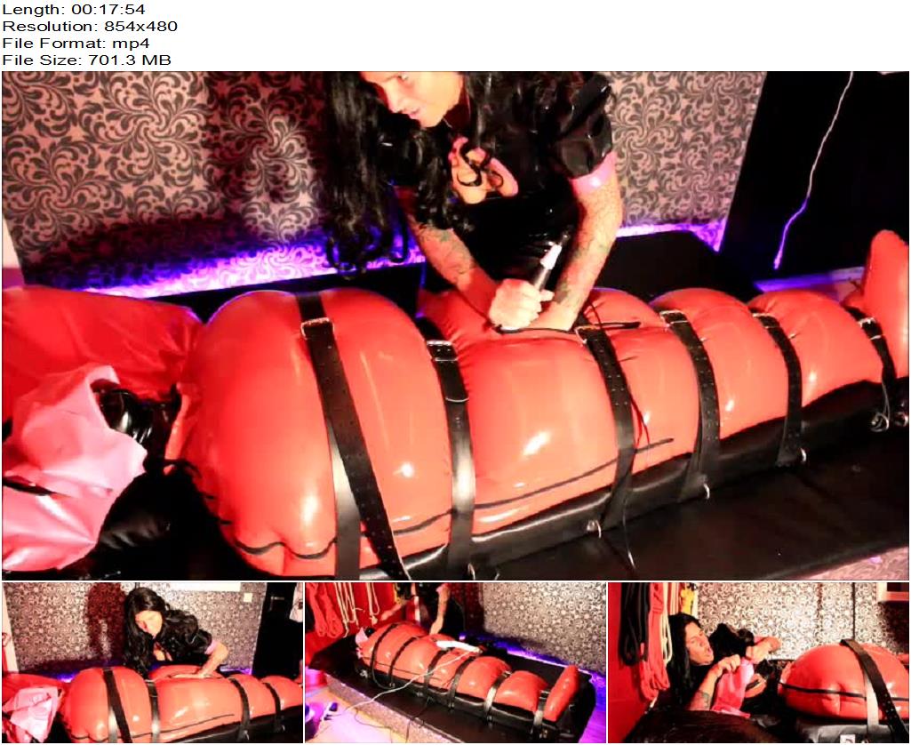 Rubber And Bondage Girl Kim  The first rubber experience part 2 preview