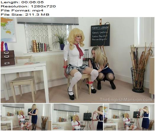 The English Mansion  Skool Sanctions Pt2  Part 2   Miss Eve Harper and Miss Jade Jones  preview