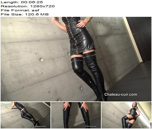 Chateaucuir  New leather stiletto boots JOI preview