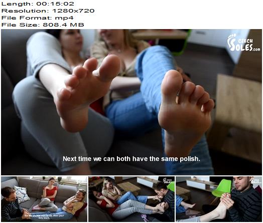 Czech Soles  Sexy foot teasing by two friends preview