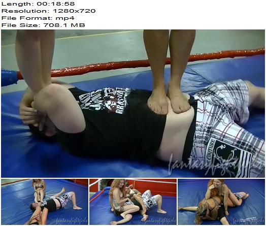 Fantasy Fight Girls  Lady Victoria Sybil Starr  Breath Holding Contest preview
