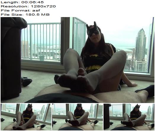 Jessica Rayne  Batgirl Saves The City By Draining Villains Cock With Footjob preview