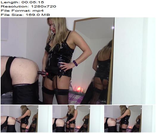 Mistress Kaz  Sissy Pensioner Gets Pegged With My Big Strap On  preview
