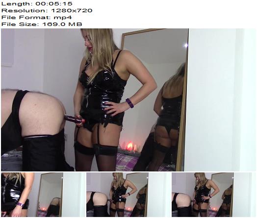 Mistress Kaz  Sissy Pensioner Gets Pegged With My Big Strap On preview