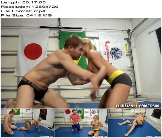 Mixed Model Wrestling  Darling in Nude Wrestling preview