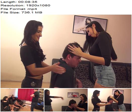 Rea And Fatima  The New Neighbor  Cruel Faceslapping And Humiliation preview