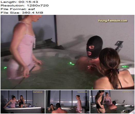 YoungFemdom  Brutal German Girls Bernd The Poolboy preview