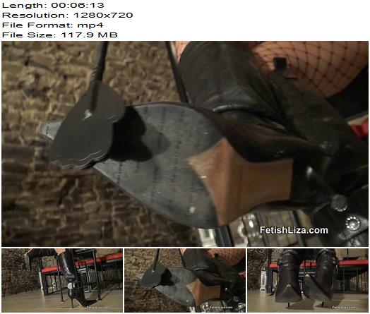 Fetish Liza  Worship My sharp leather boots preview