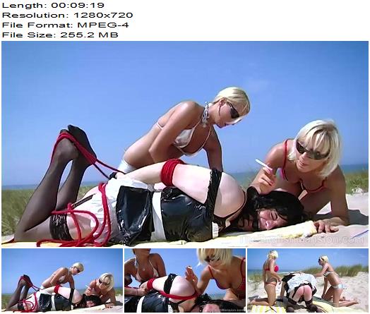  The English Mansion  Beach Maid  Part 4   Lady Natalie Black and Mistress Vixen  preview