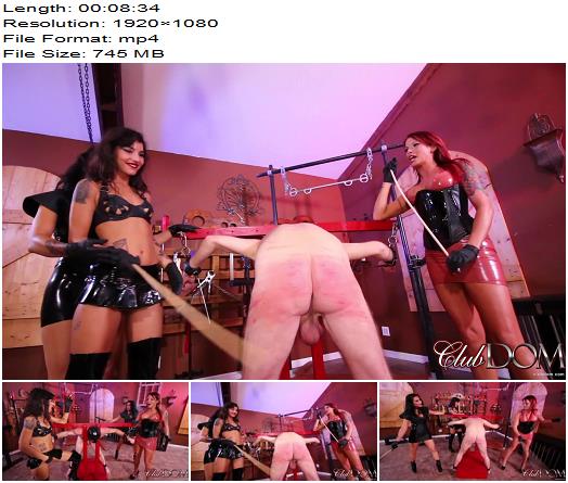 ClubDom  Raven And Bella Teach Kitty  Caning preview