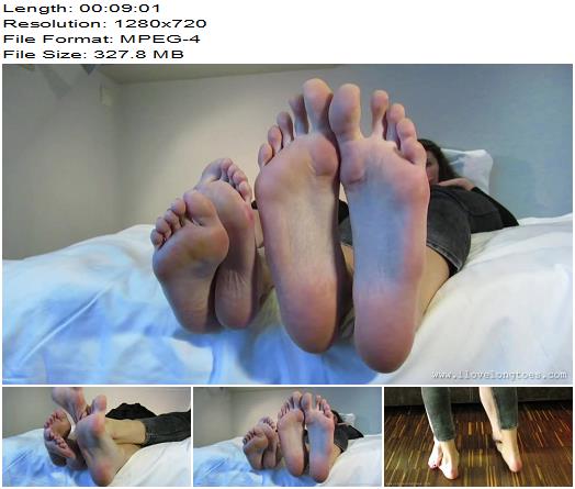 I Love Long Toes  Foot comparison preview
