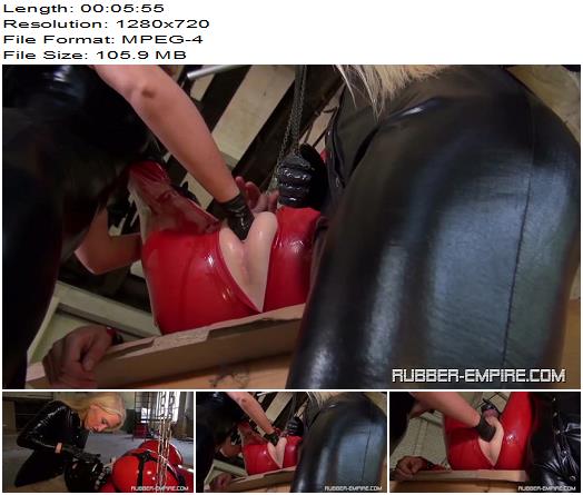 RubberEmpire  Rubberdoll get stuffed Anal Fisting Latex Bondage preview