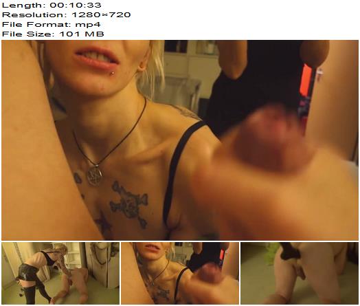 Unique amateur footing and fisting domination tattooed mistress to slave preview