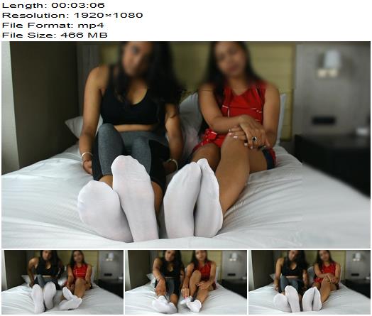 Bengali Boots  Avni and Meena  White Socks Tease preview