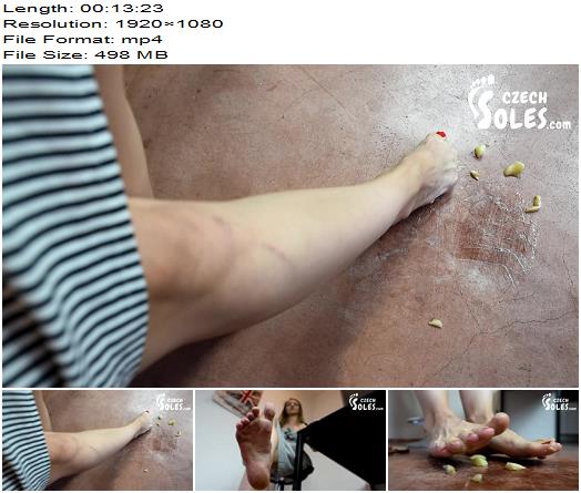 Czech Soles  Food Crushing With Her Sexy Long Toes preview