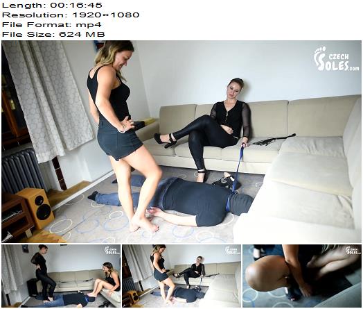 Czech Soles  Madam Cat Megan  Two Goddesses Trampling Foot And Face Sitting Slave preview