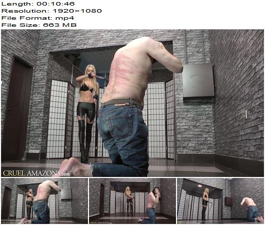 CruelAmazons  Bullwhipped On The Floor 1080 HD  Whipping preview