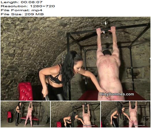 DirtyDommes  Ripped by My rubber cane  Corporal Punishment preview