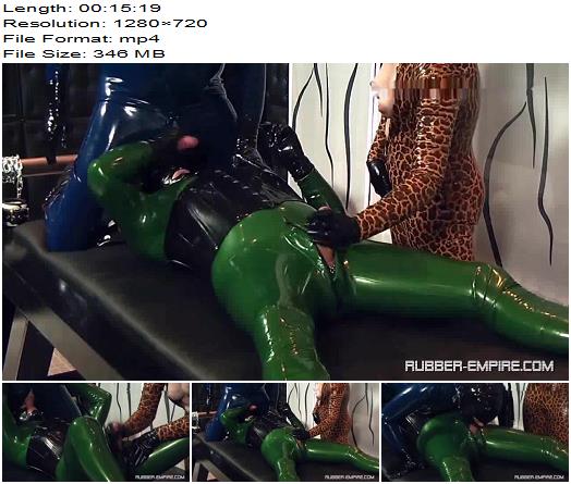RubberEmpire  At the command of the Mistress  Forced Bi preview