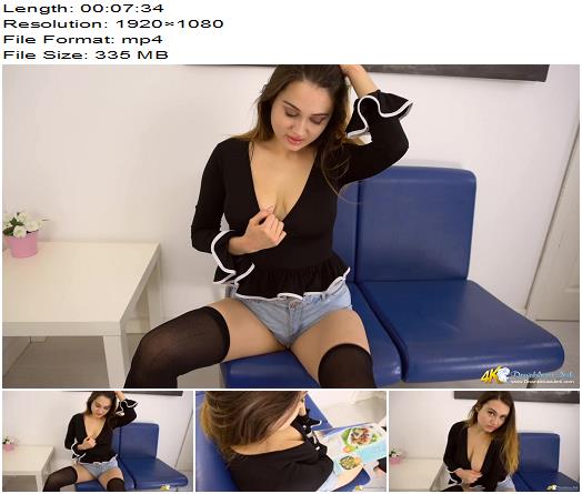DownBlouse Jerk  Waiting room cleavage preview