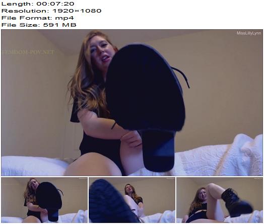 Miss Lilly Lynn  Ballbusting Boot Worship preview