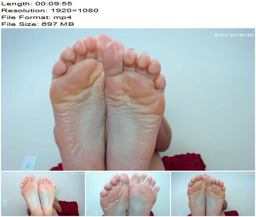 Stella Von Savage  Soft Closeup Foot Jerk Encouragement  Feet JOI preview
