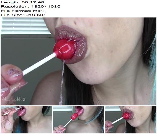 Marigoddess  Mouthwatering Lollipop Licking preview