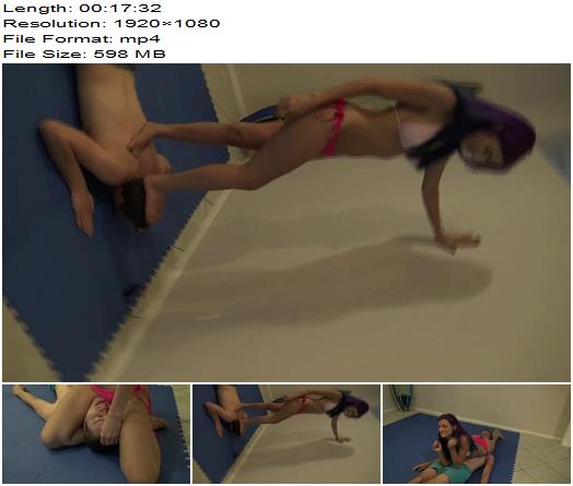 Reality Girls Scissors  Amadahys Gut Kicks And Headscissor Knockout 1080 HD  Scissor preview