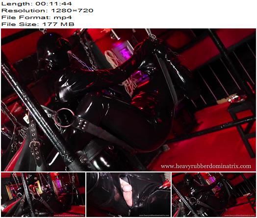 HeavyRubberDominatrix  Blue Door Dungeon  Lady Bellatrix  Pegging preview
