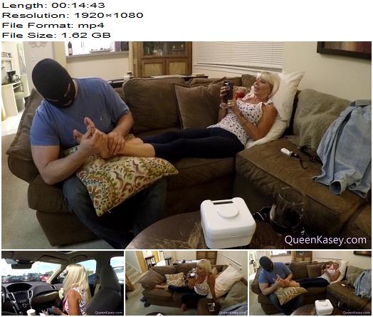 QUEEN KASEY  Slave Funded Shopping Trip Ends In Spiked Chastity  preview