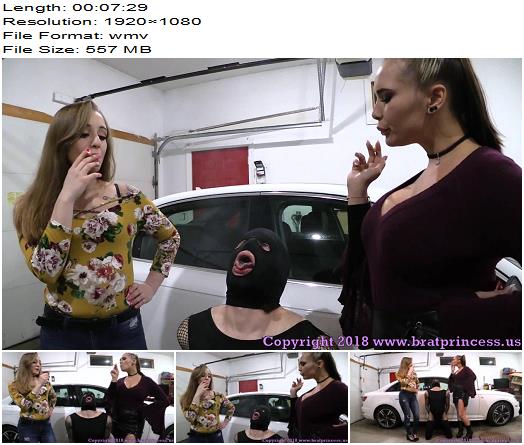 Brat Princess 2  Natalya and Veronica  Sorority Girls Share Human Ashtray 1080 HD  Humiliation preview