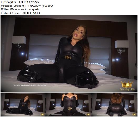 Lady Nina  Shiny catsuit JOI preview