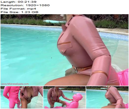 Mistress Ezada Sinn  Abused into a ruined orgasm by the pool  preview