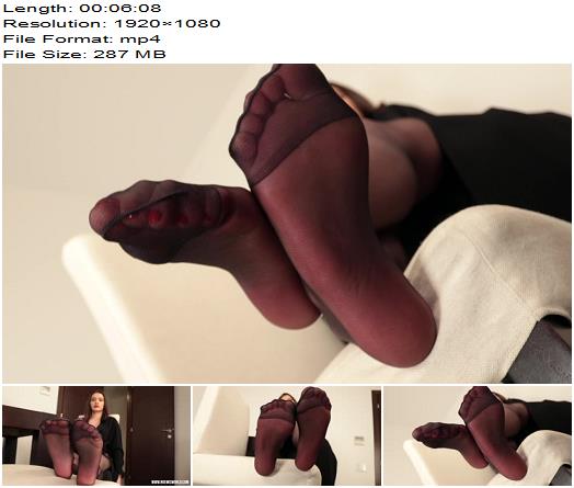 Noemis World  Anastasia  Hottie with black pantyhose and red toenails preview