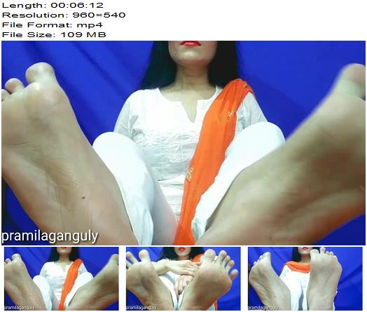 IndianPrincessPramilaGanguly  Indian Femdom Foot Worship  Foot Domination  Salwar Kameez Special  Footworship preview
