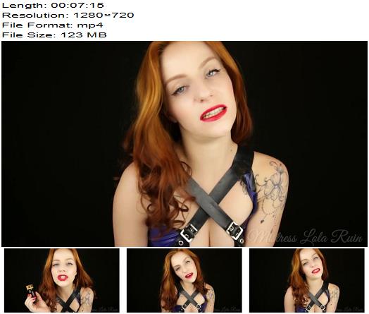 Mistress Lola Ruin  Addicted Countdown  Instructions preview