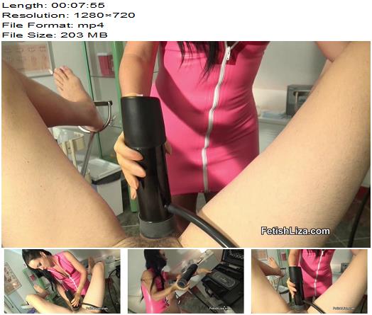 Fetish Liza  Male milking clinic part 1  Clinic preview
