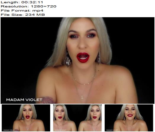 Goddess Madam Violet  No More Pussy Red Lips Brain Fuck  Mesmerize preview