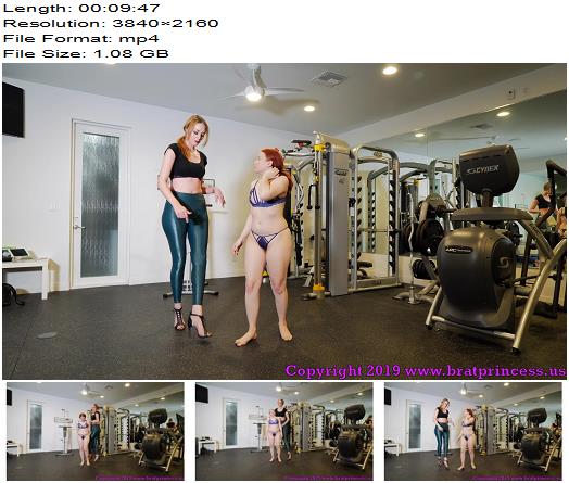  Brat Princess 2  Lizzy Lamb and Sablique von Lux  Tiny Girl Pushed Around in Gym  preview