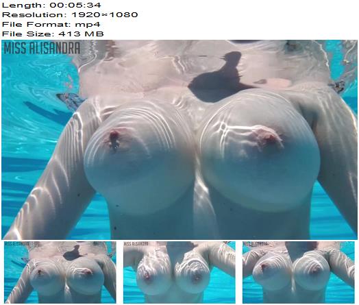Miss Alisandra  Underwater Bouncing Big Tits  Fetish preview