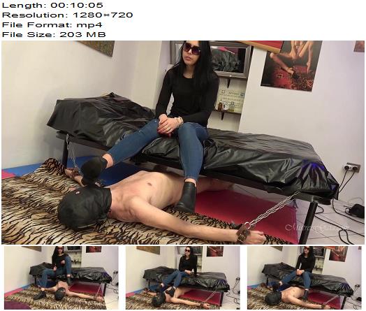 Mistress Gaia  Dozy Slave Punishment 720 HD  Boot Worship preview