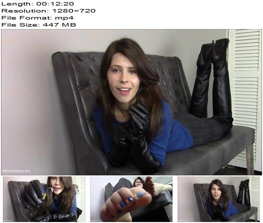 Miss Melissa  Foot Worship and Chastity for Leather Crazed BF preview